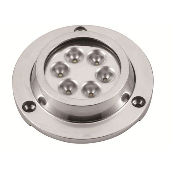 ΥΠΟΒΡΥΧΙΟΣ ΦΩΤΣΙΣΜΟΣ INOX (SS316)  LED 6x3W  10-30V  560Lm  Φ90mm